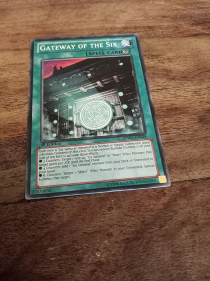 Yu-Gi-Oh! Gateway Of The Six SDWA-EN029