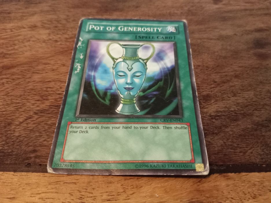 Yu-Gi-Oh! Pot of Generosity CRV-EN043