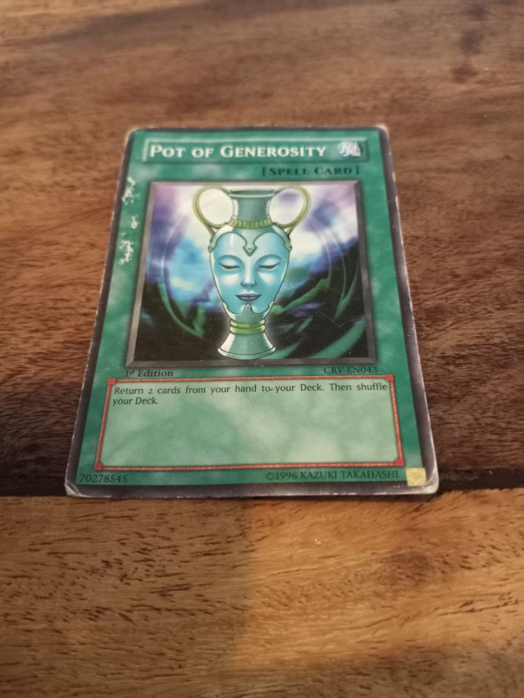 Yu-Gi-Oh! Pot of Generosity CRV-EN043