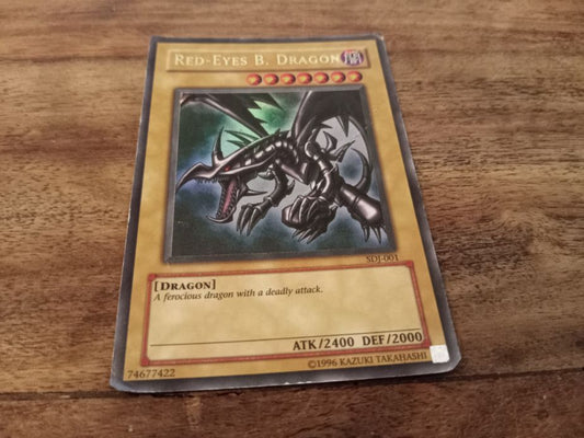 Yu-Gi-Oh! Red-Eyes Black Dragon Holo SDJ-001