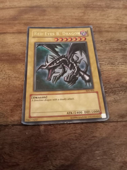 Yu-Gi-Oh! Red-Eyes Black Dragon Holo SDJ-001