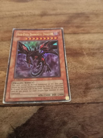 Yu-Gi-Oh! Red-Eyes Darkness Dragon SD1-EN001