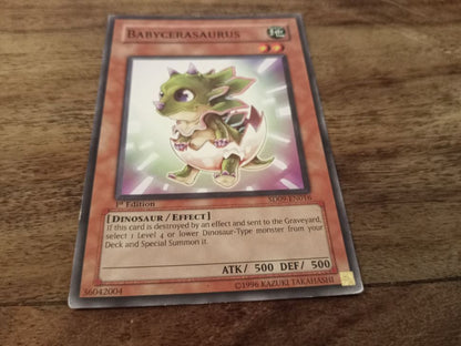 Yu-Gi-Oh! Babycerasaurus Structure Deck SD09-EN016