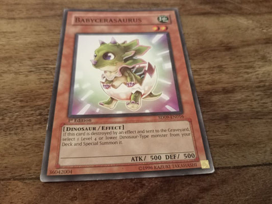 Yu-Gi-Oh! Babycerasaurus Structure Deck SD09-EN016