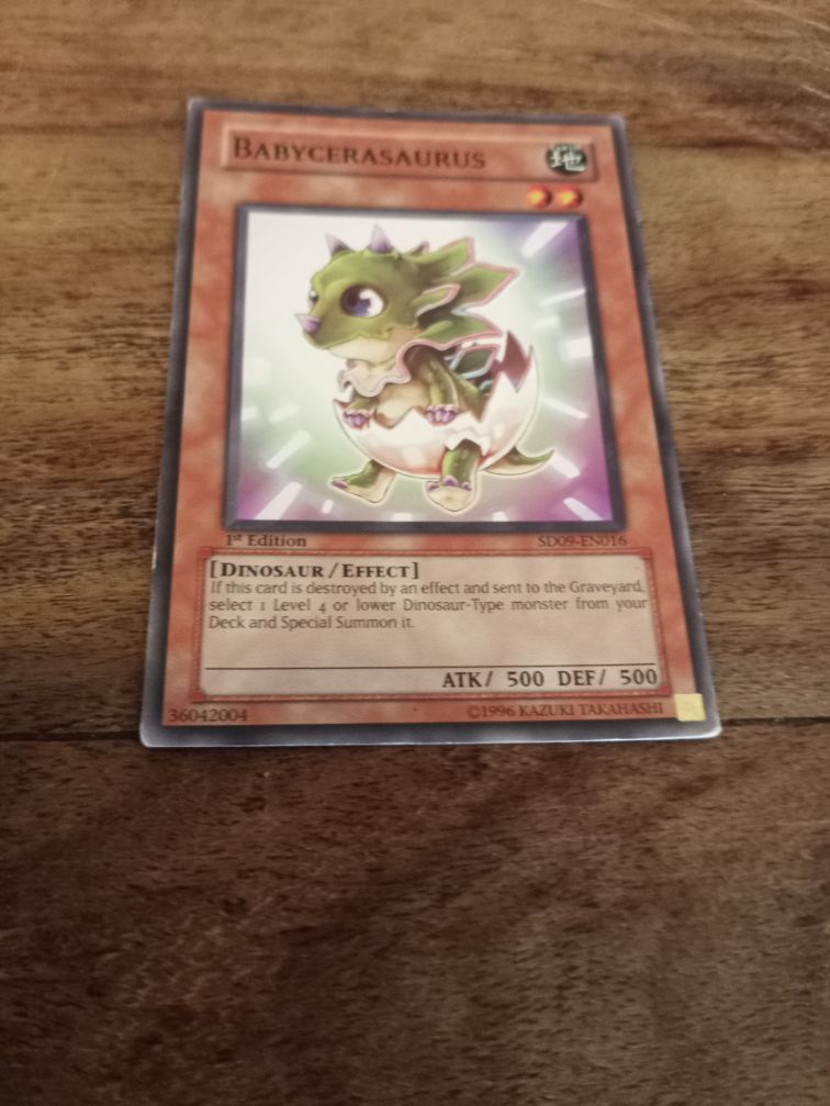 Yu-Gi-Oh! Babycerasaurus Structure Deck SD09-EN016