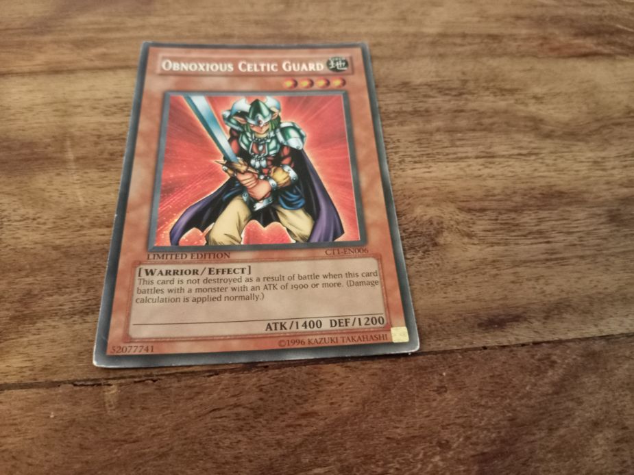 Yu-Gi-Oh! Obnoxious Celtic Guard Holo CTI-EN006