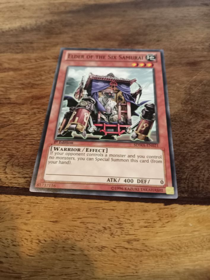 Yu-Gi-Oh! Elder of the Six Samurai SDWA-EN021