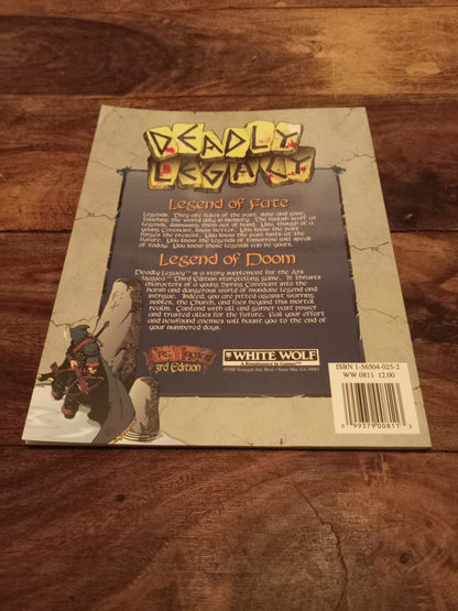 Ars Magica Deadly Legacy White Wolf 1993