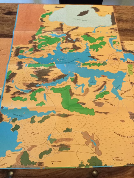 Forgotten Realms Map #4 TSR 1031XXX0704 AD&D 1987