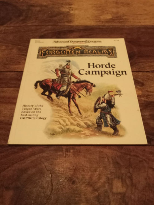 Forgotten Realms Horde Campaign TSR 9324 AD&D 1991