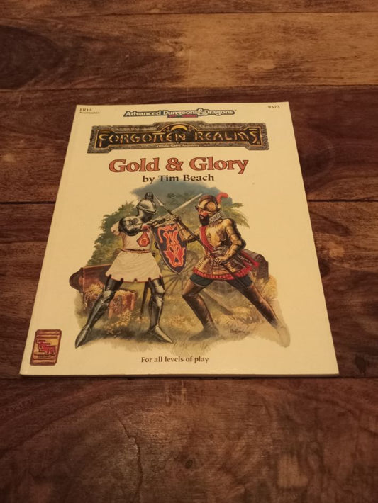 Forgotten Realms Gold & Glory TSR 9373 AD&D 1992