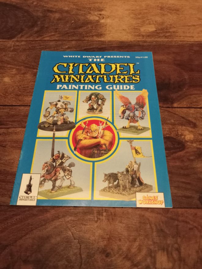 Citadel Miniatures Painting Guide Games Workshop 1989