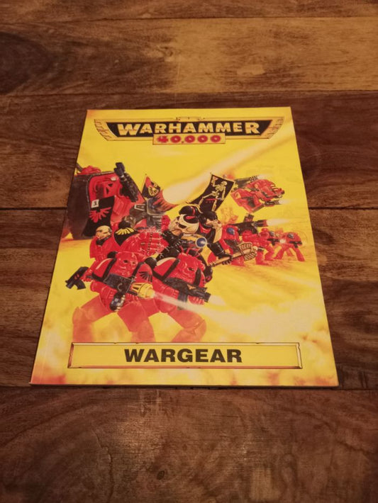 Warhammer 40000 40K Wargear rulebook Games workshop