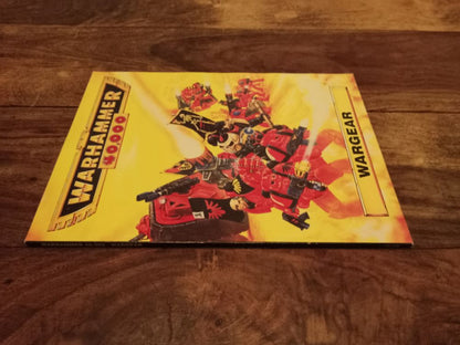 Warhammer 40000 40K Wargear rulebook Games workshop