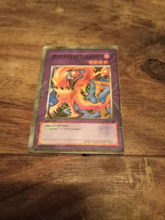 Yu-Gi-Oh! Darkfire Dragon Holo LOB-019