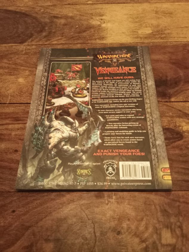 Warmachine Vengeance Privateer Press 2014