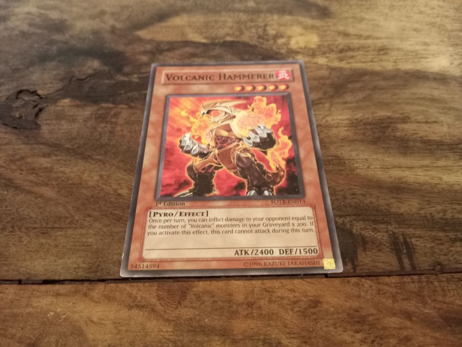 Yu-Gi-Oh! Volcanic Hammerer FOTB-EN013