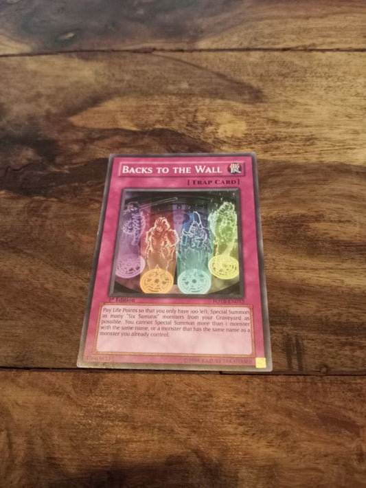 Yu-Gi-Oh! Backs To The Wall FOTB-EN052