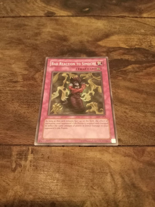 Yu-Gi-Oh! Bad Reaction to Simochi LOD-093