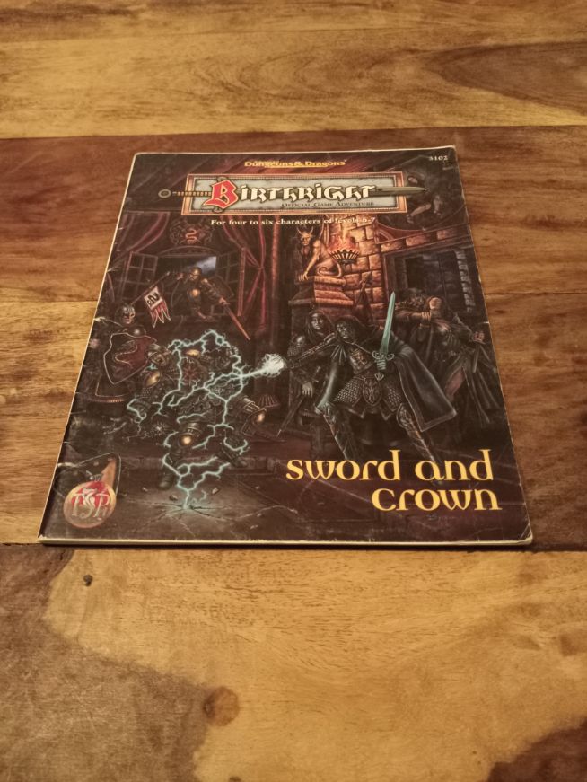AD&D Birthright Sword and Crown TSR 3102 Dungeons & Dragons TSR 1995
