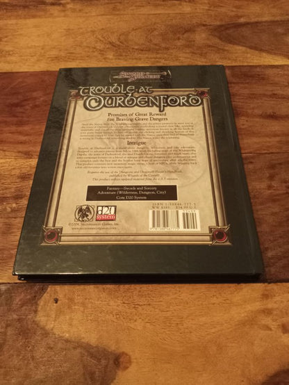 Sword & Sorcery Trouble at Durbenford d20 Hardcover Necromancer Games 2004