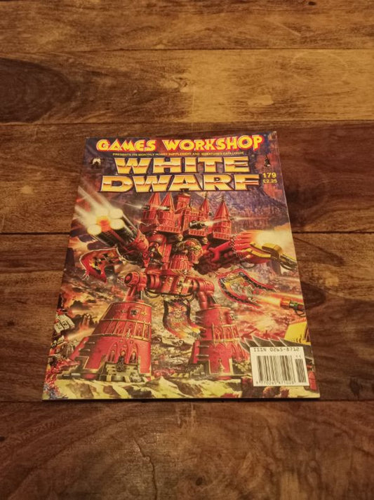 White Dwarf 179 Games Workshop Magazine