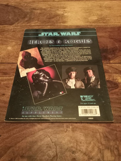 Star Wars Heroes & Rogues WEG 40086 West End Games 1995