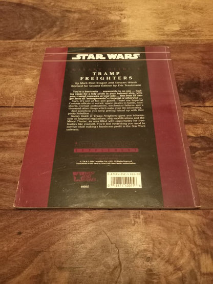 Star Wars Tramp Freighters Galaxy Guide 6 West End Games 1994
