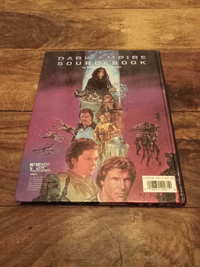 Star Wars Dark Empire Sourcebook WEG 40071 West End Games 1993