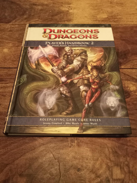 Player's Handbook 2 Dungeons & Dragons 4th Ed Wizards of the Coast 2009