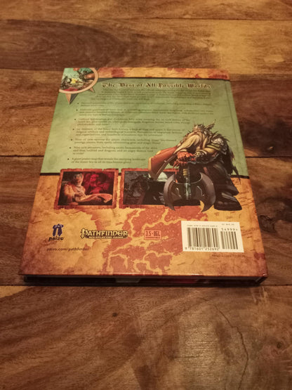 Pathfinder Inner Sea World Guide With Map Hardcover Paizo Publishing 2011