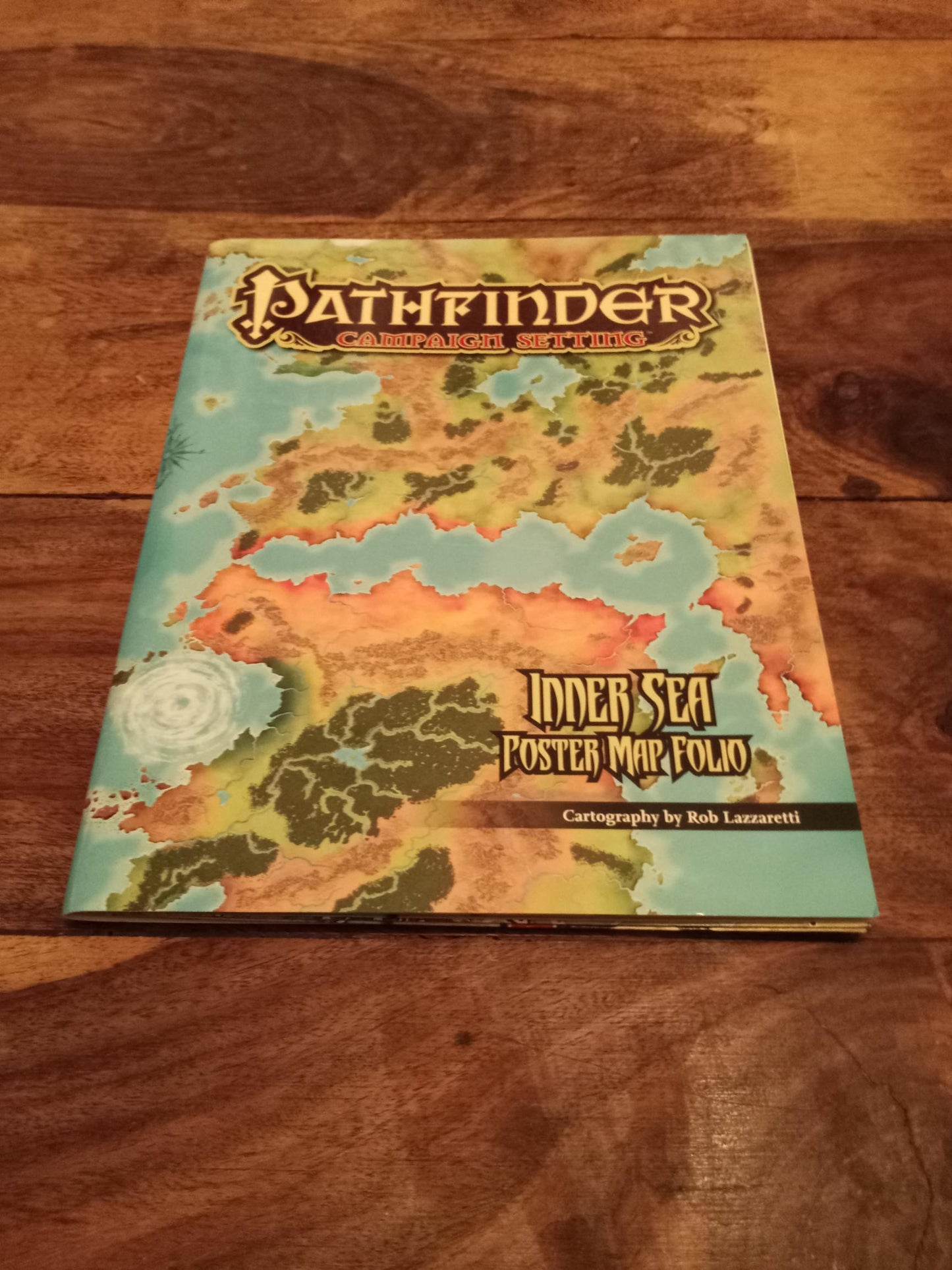 Pathfinder Inner Sea Poster Map Folio Hardcover Paizo Publishing 2011