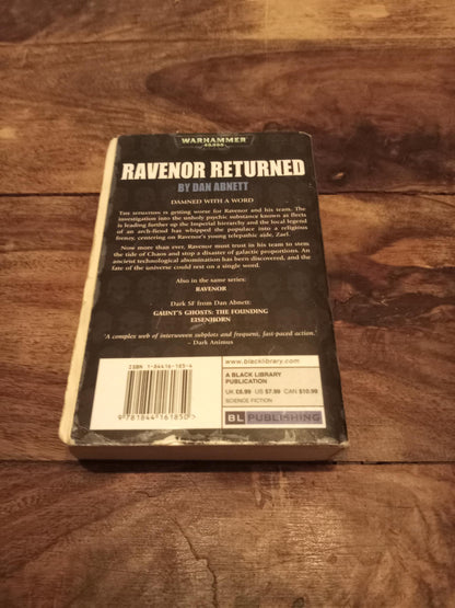 Ravenor Returned Ravenor #2 Warhammer 40,000 Black Library 2005