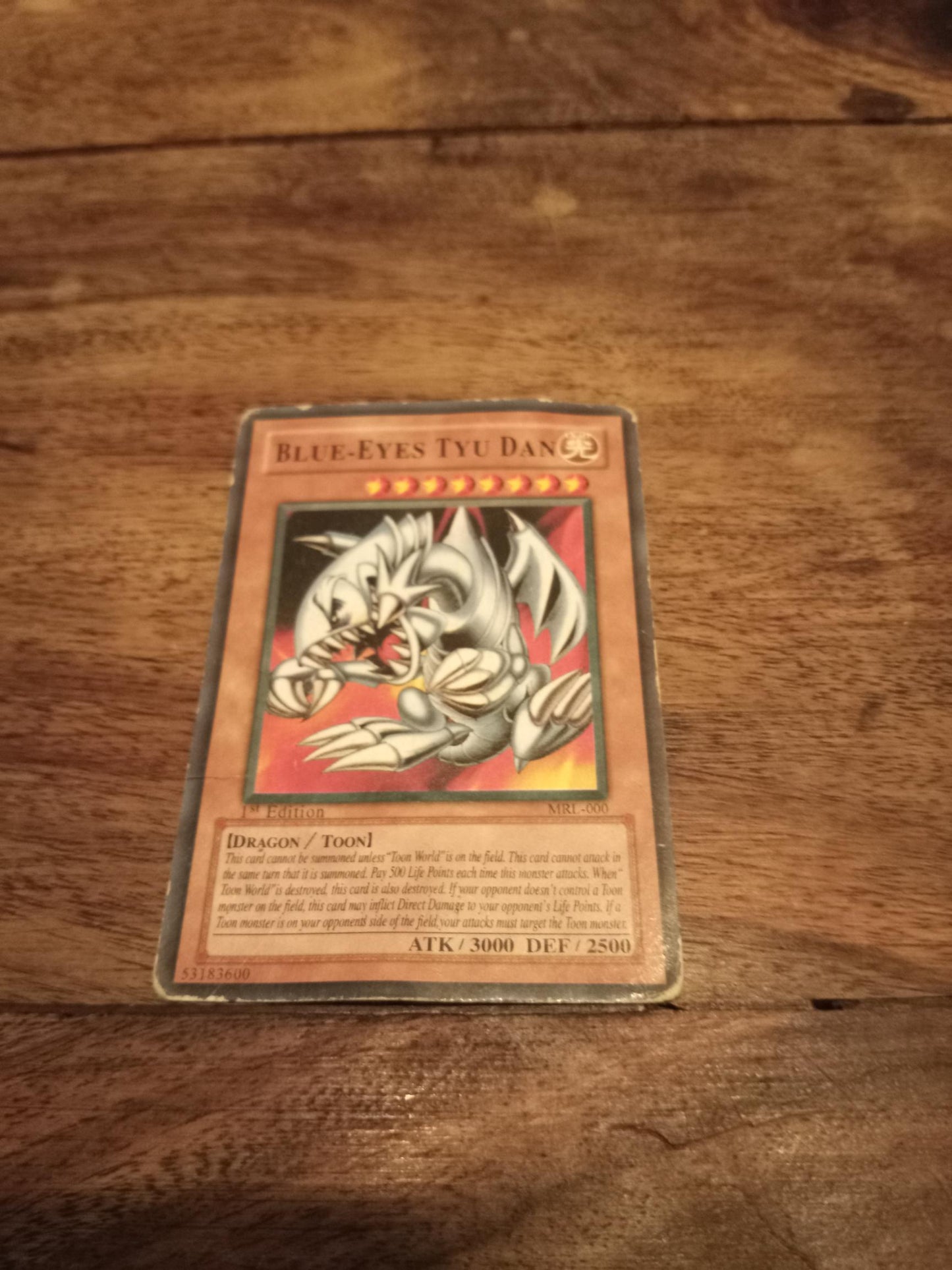 Yu-Gi-Oh! Blue-Eyes Tyu Dan MRL-000 –