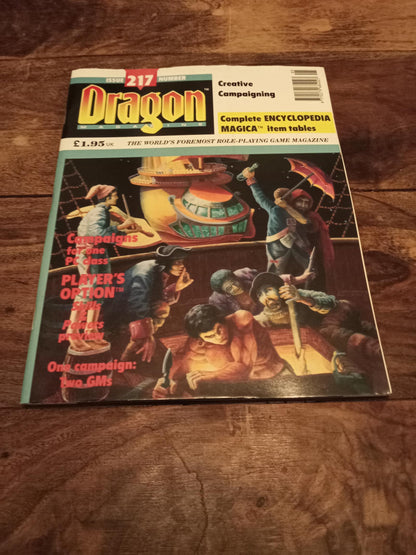 Dragon Magazine #217 May 1995 TSR D&D