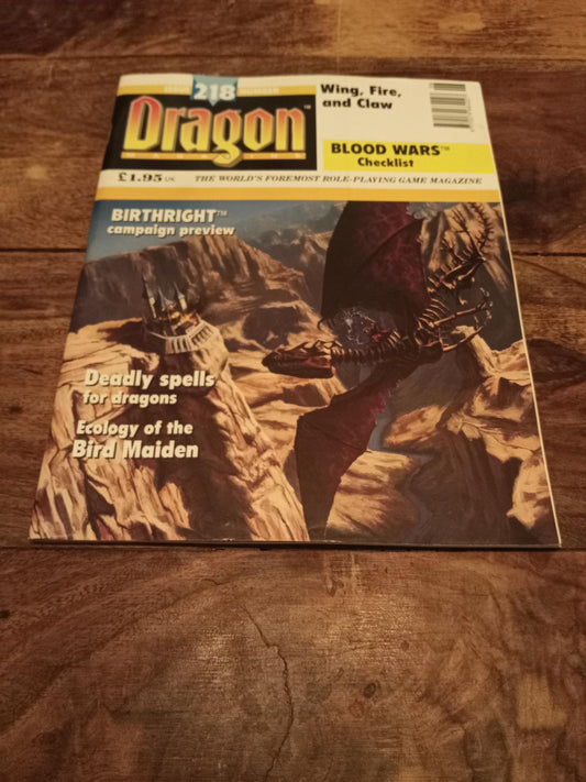 Dragon Magazine #218 June 1995 TSR D&D