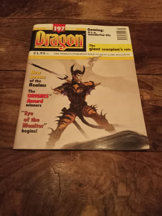 Dragon Magazine #197 September 1993 TSR AD&D