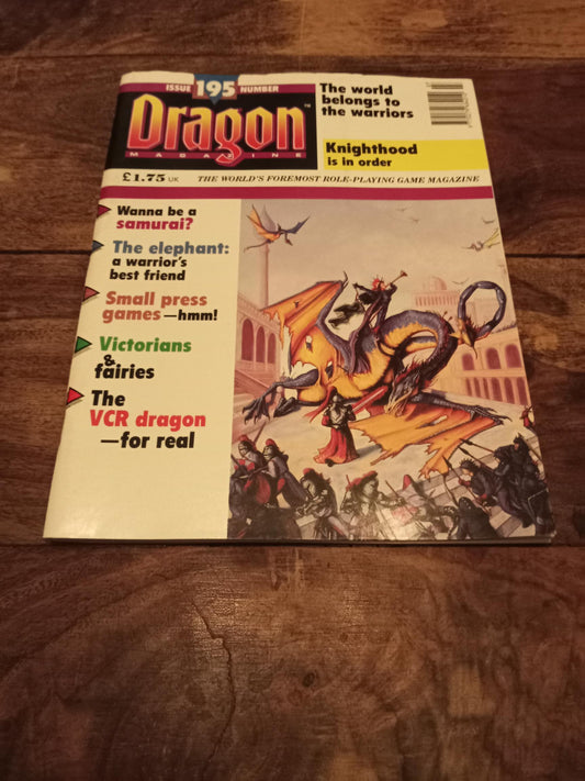Dragon Magazine #195 July 1993 TSR D&D