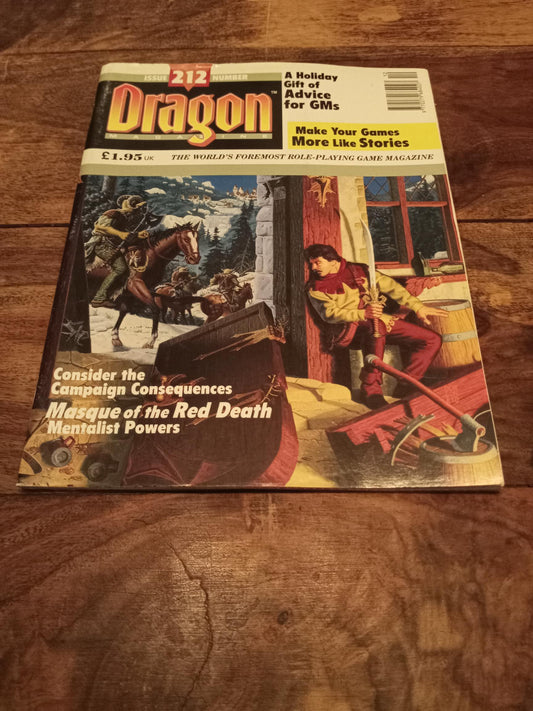 Dragon Magazine #212 December 1994 TSR AD&D