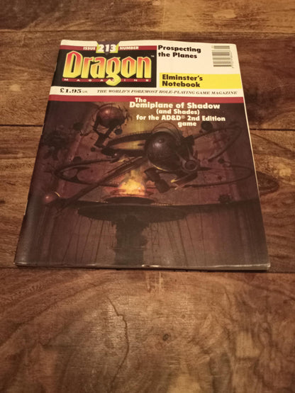 Dragon Magazine #213 January 1995 TSR AD&D