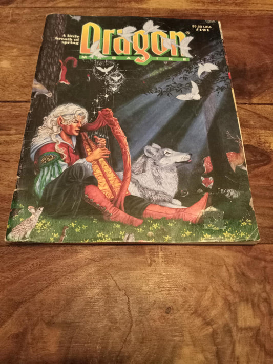 Dragon Magazine #191 March 1993 TSR D&D