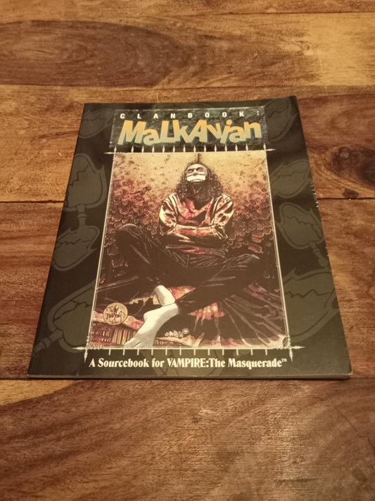 Vampire The Masquerade Clanbook Malkavian 1st Ed White Wolf 1993