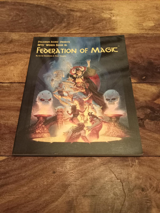 Rifts Federation of Magic Rifts World Books #16 Palladium 1997