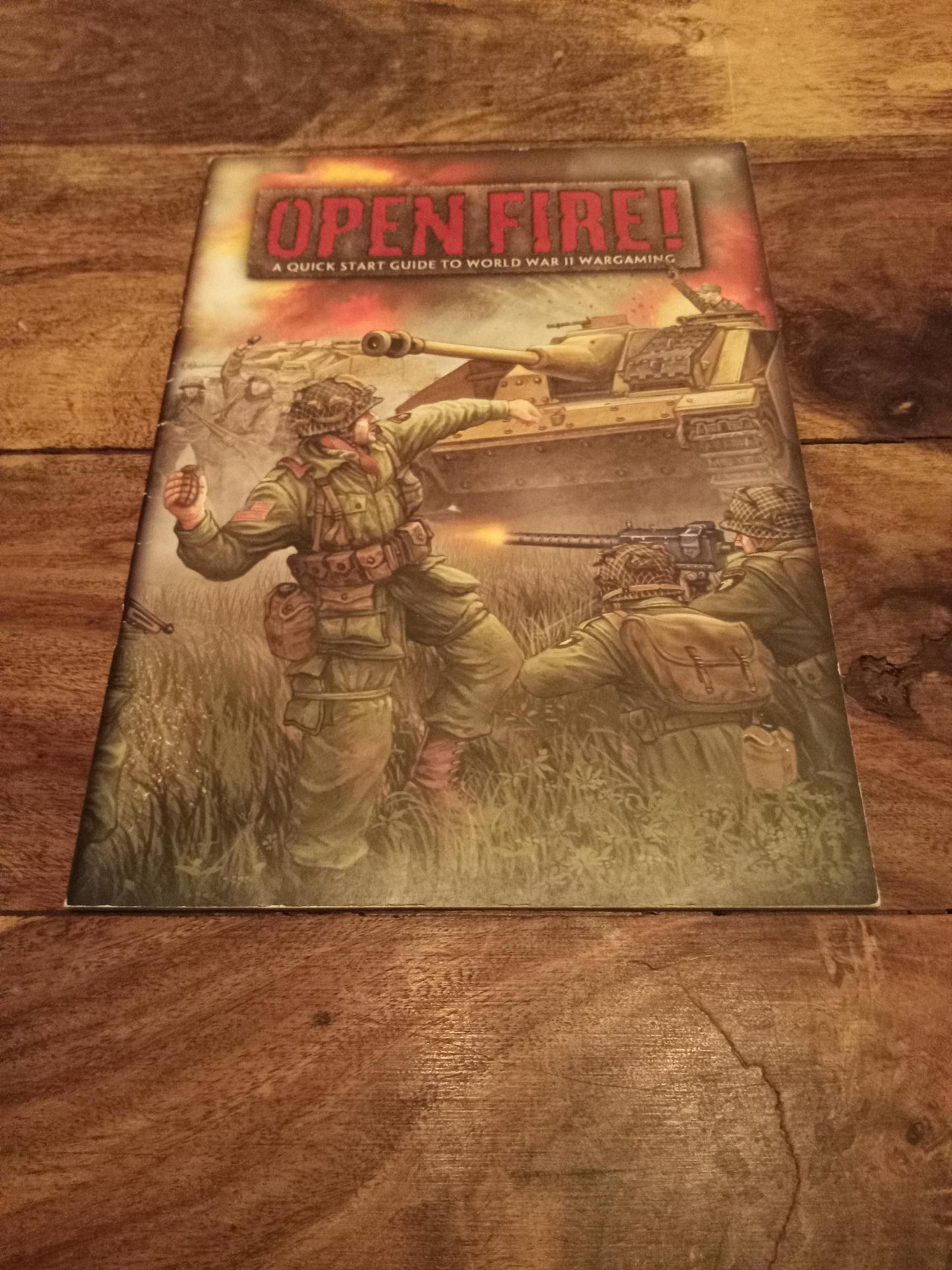 Flames Of War Open Fire Quick Start Guide Book Battlefront Miniatures 2009