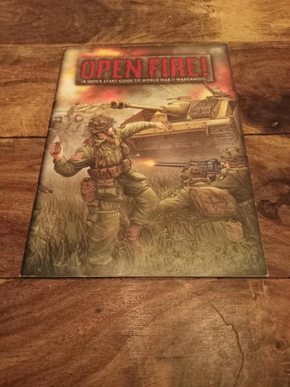 Flames Of War Open Fire Quick Start Guide Book Battlefront Miniatures 2009