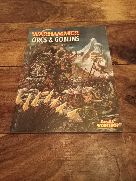 Warhammer Orcs and Goblins Army Book 5rd Ed Games Workshop 2000