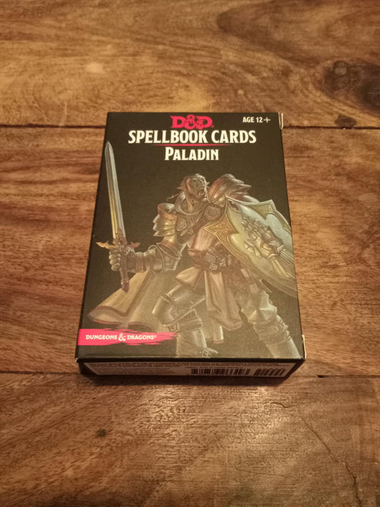 Dungeons & Dragons Spellbook Cards Paladin 5th Ed Gale Force Nine 2017