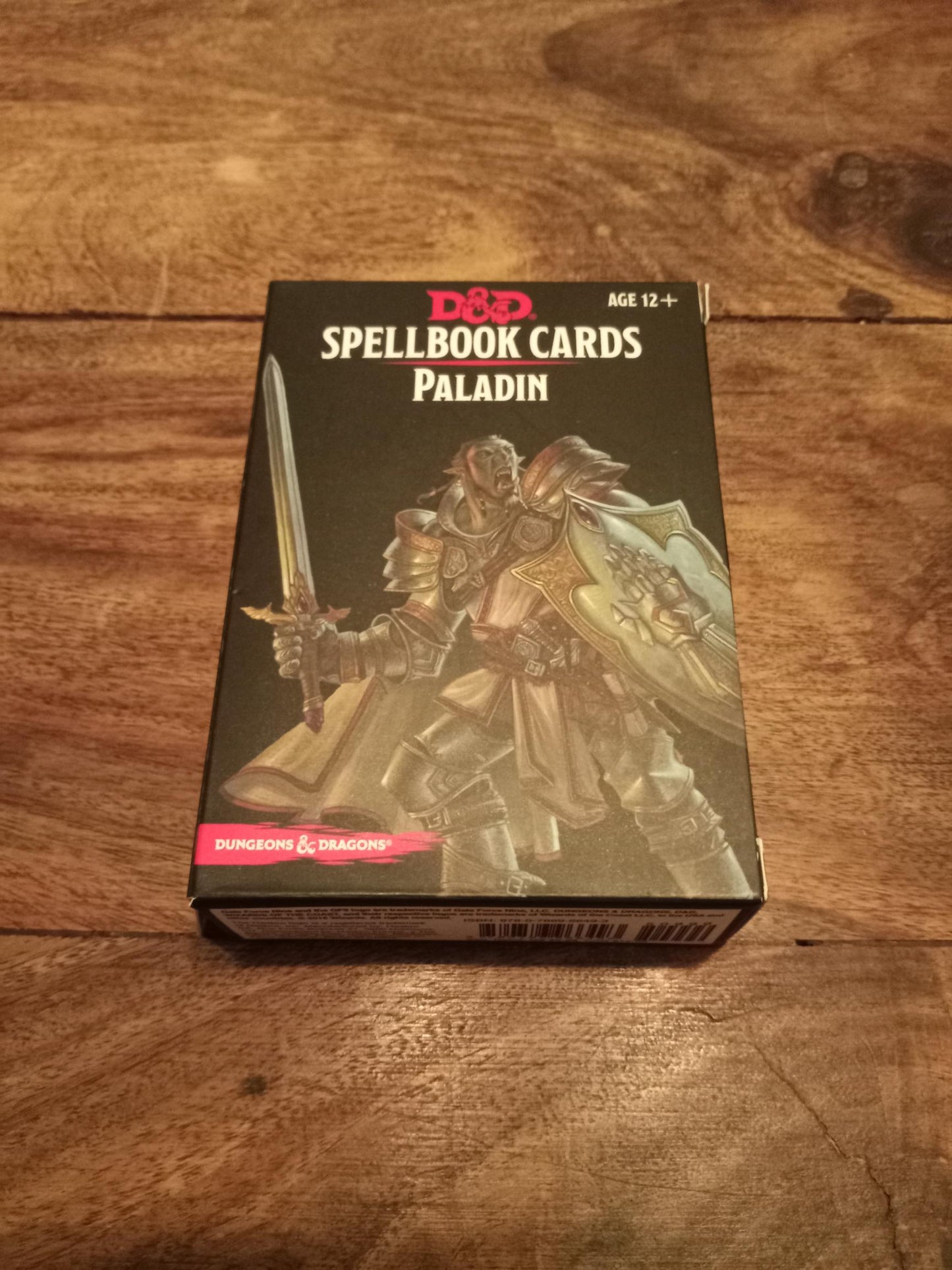 Dungeons & Dragons Spellbook Cards Paladin 5th Ed Gale Force Nine 2017