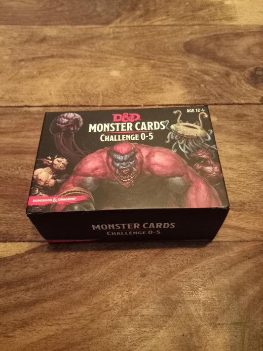 Dungeons & Dragons Monster Cards Challenge 0-5 Wizards of the Coast 2019