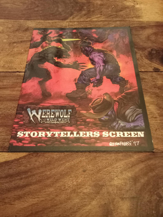 Werewolf The Wild West Storytellers Screen White Wolf 1998